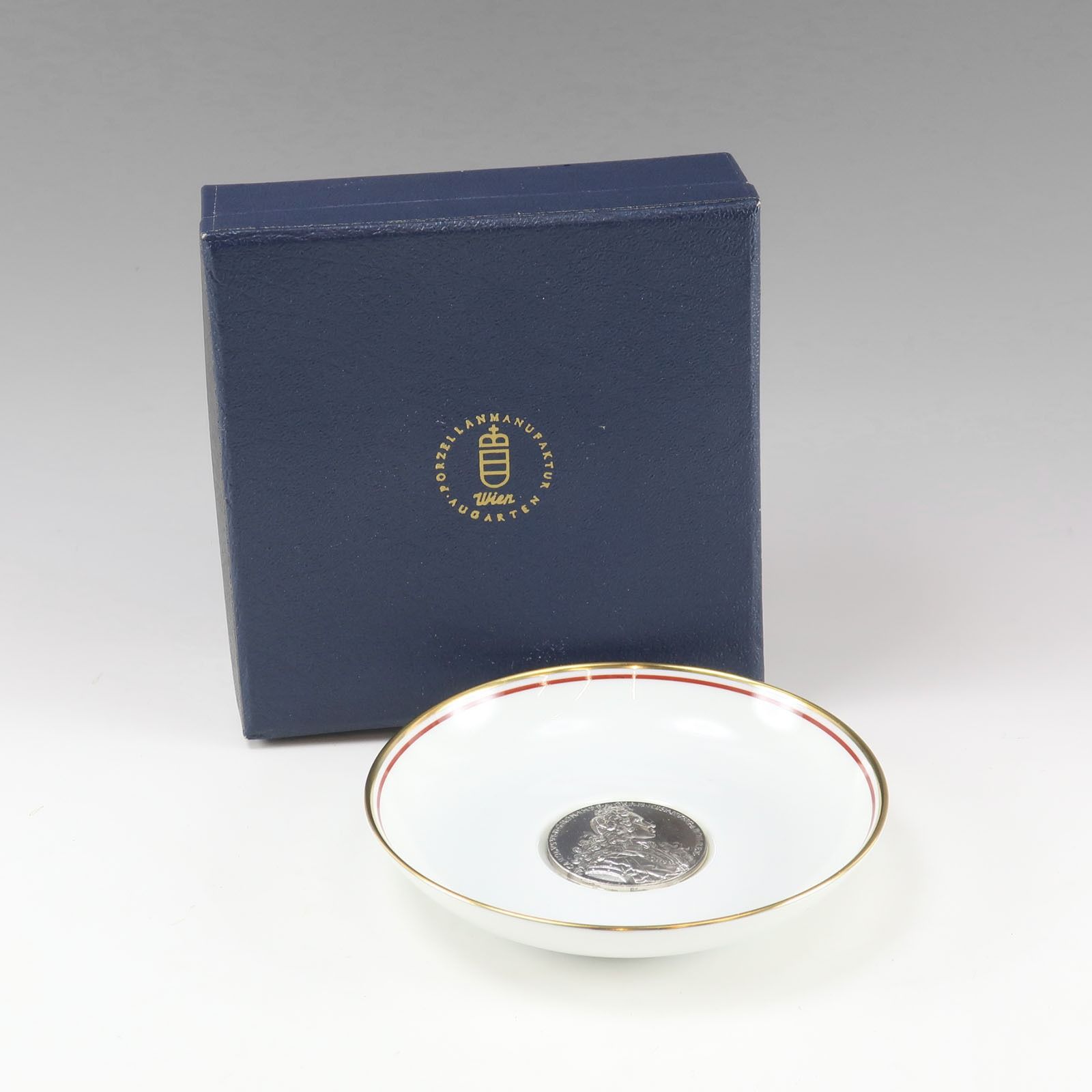 【Augarten】アウガルテン 1000 Jahre Österreich Edition 1996 オーストリア 1000年 貨幣 _ 置物 オブジェ