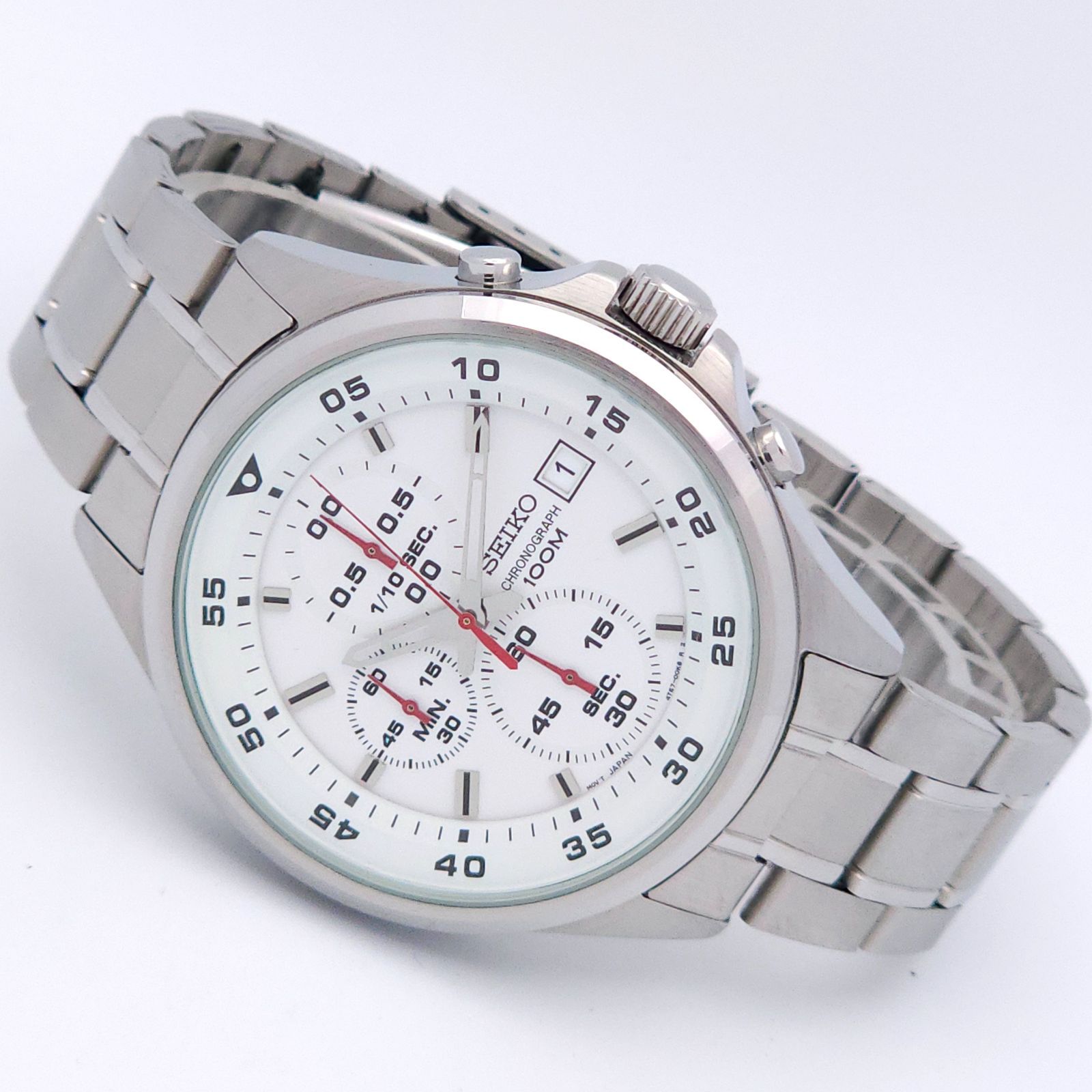 SEIKO クロノグラフ　4T57-00J0 美品 SEIKO クロノグラフ - メルカリ