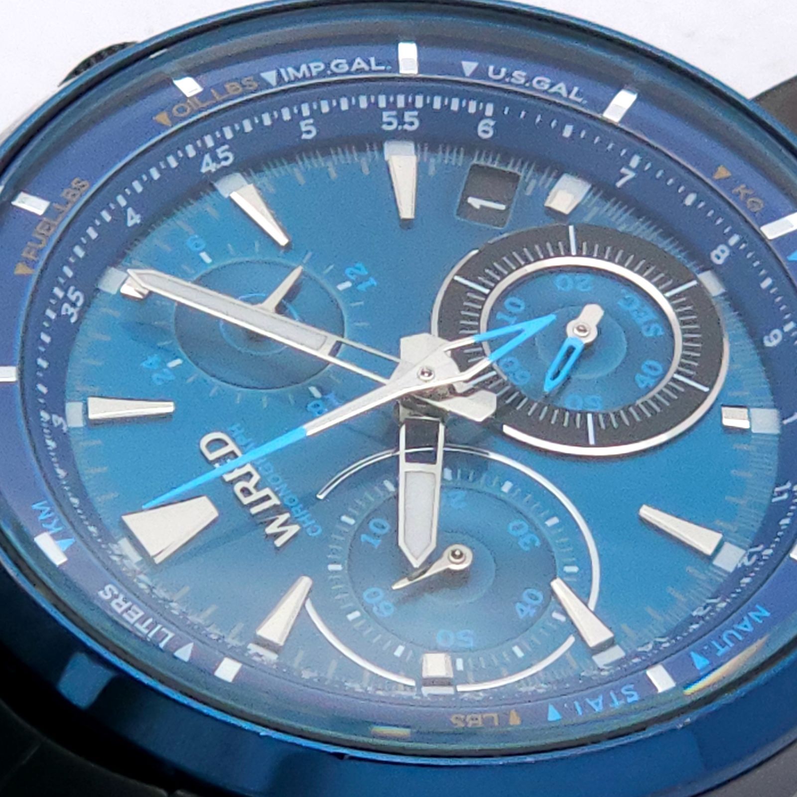 ☆良品 SEIKO セイコー ワイアード クロノグラフ VK68-KX20 QZ 動作品 