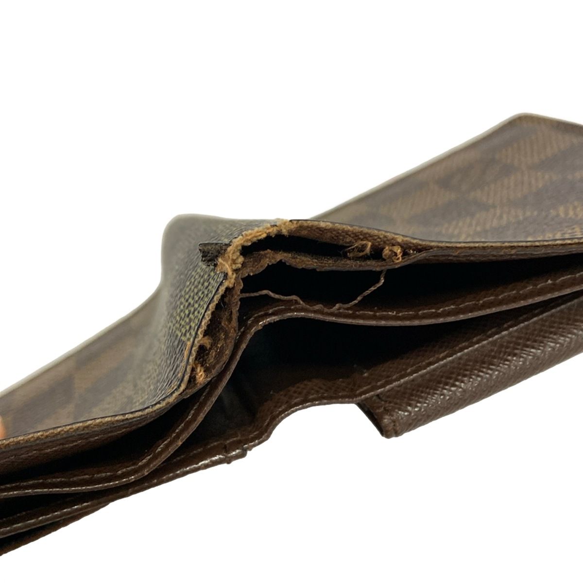 LOUIS VUITTON(ルイヴィトン) 2つ折り財布 ダミエ ポルトフォイユマルコ N61675 エベヌ LOUIS VUITTON(ルイヴィトン) 2つ折り財布 ダミエ ポルトフォイユ