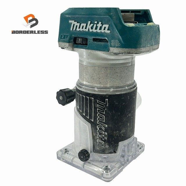 ☆中古品☆makita マキタ 14.4V 充電式トリマ RT40D 本体のみ 電動工具 研削 木工加工 日曜大工126791