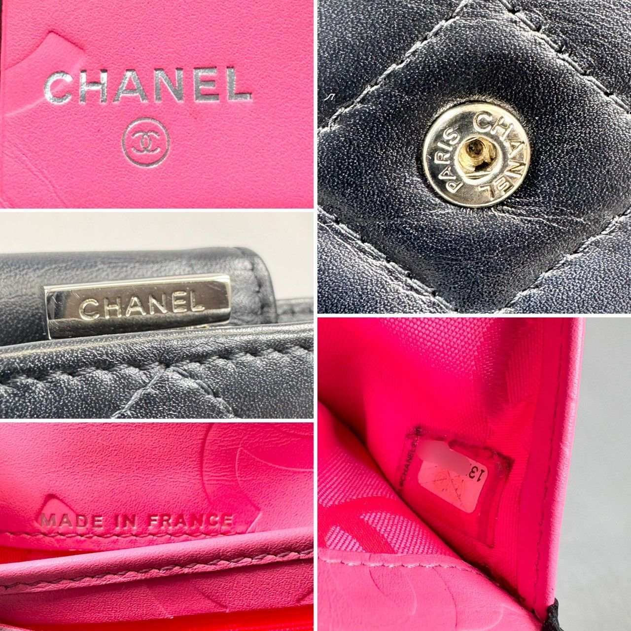 CHANEL カンボンライン 二つ折り財布 ピンク 【公式通販】