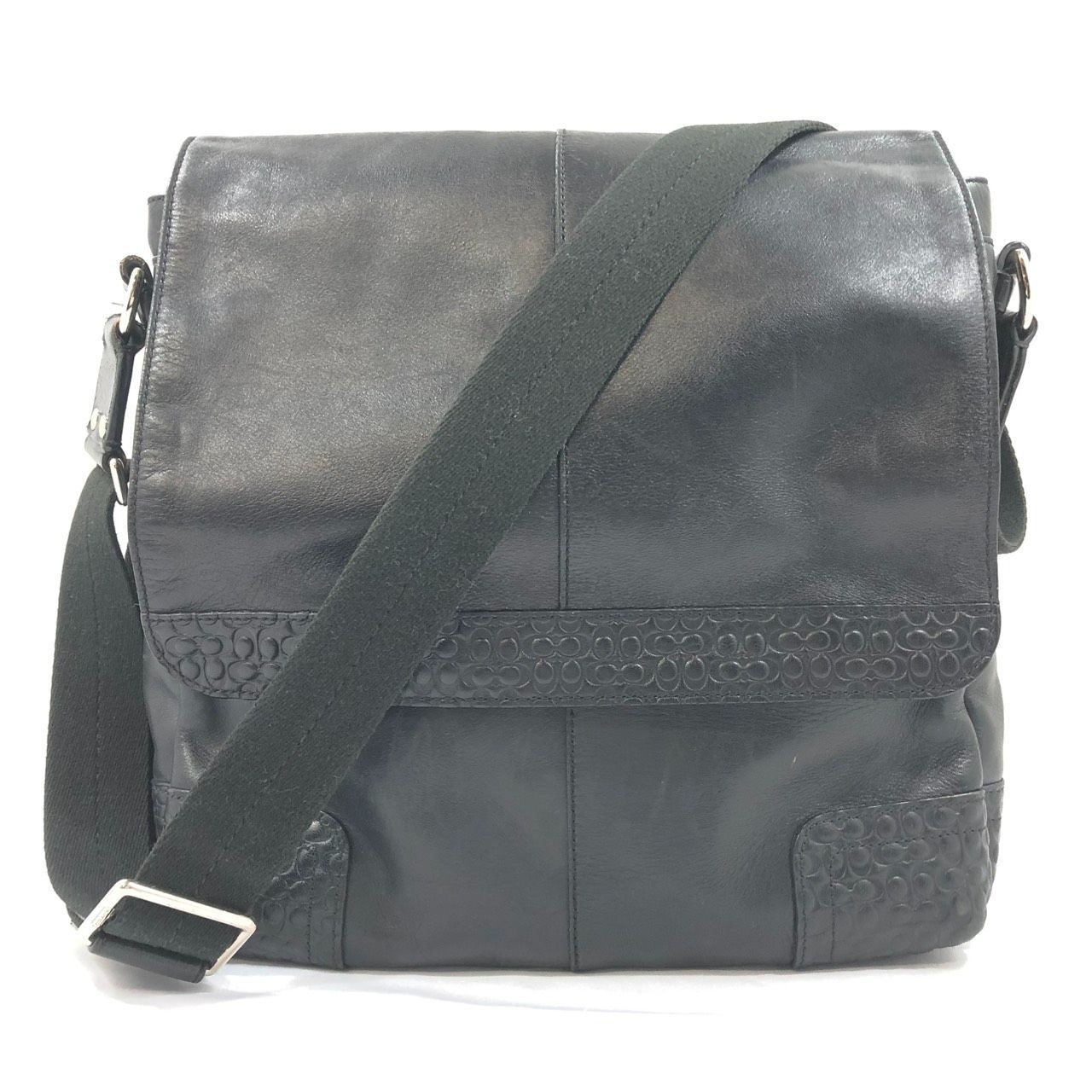 美品 コーチ メッセンジャー ショルダー レザー F74386 良品!!】 COACH コーチ レザー メッセンジャーバッグ ショルダーバッグ