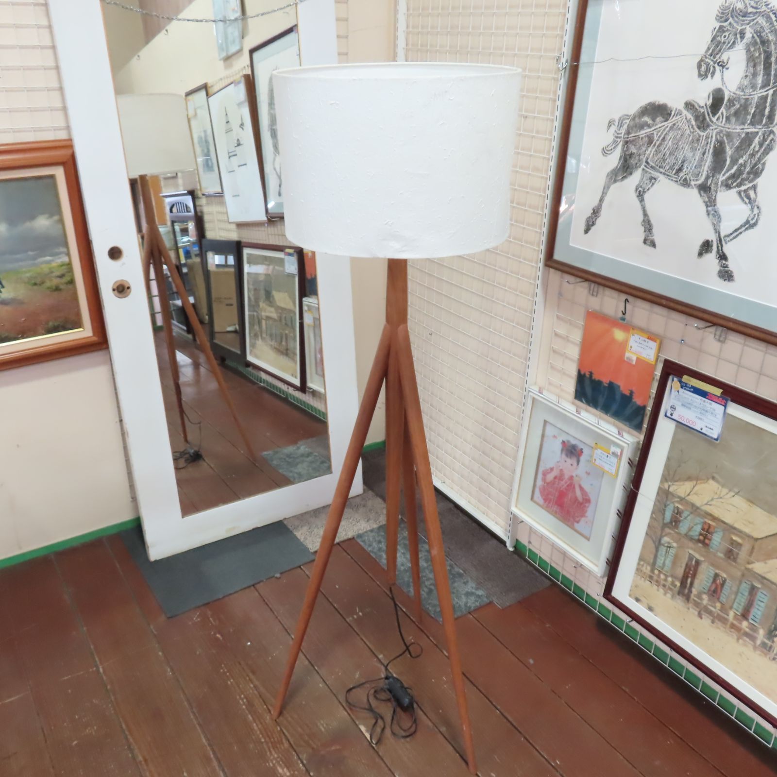 日進木工 NISSIN ac-cent FLOOR LAMP NK-311-B フロアランプ スタンド