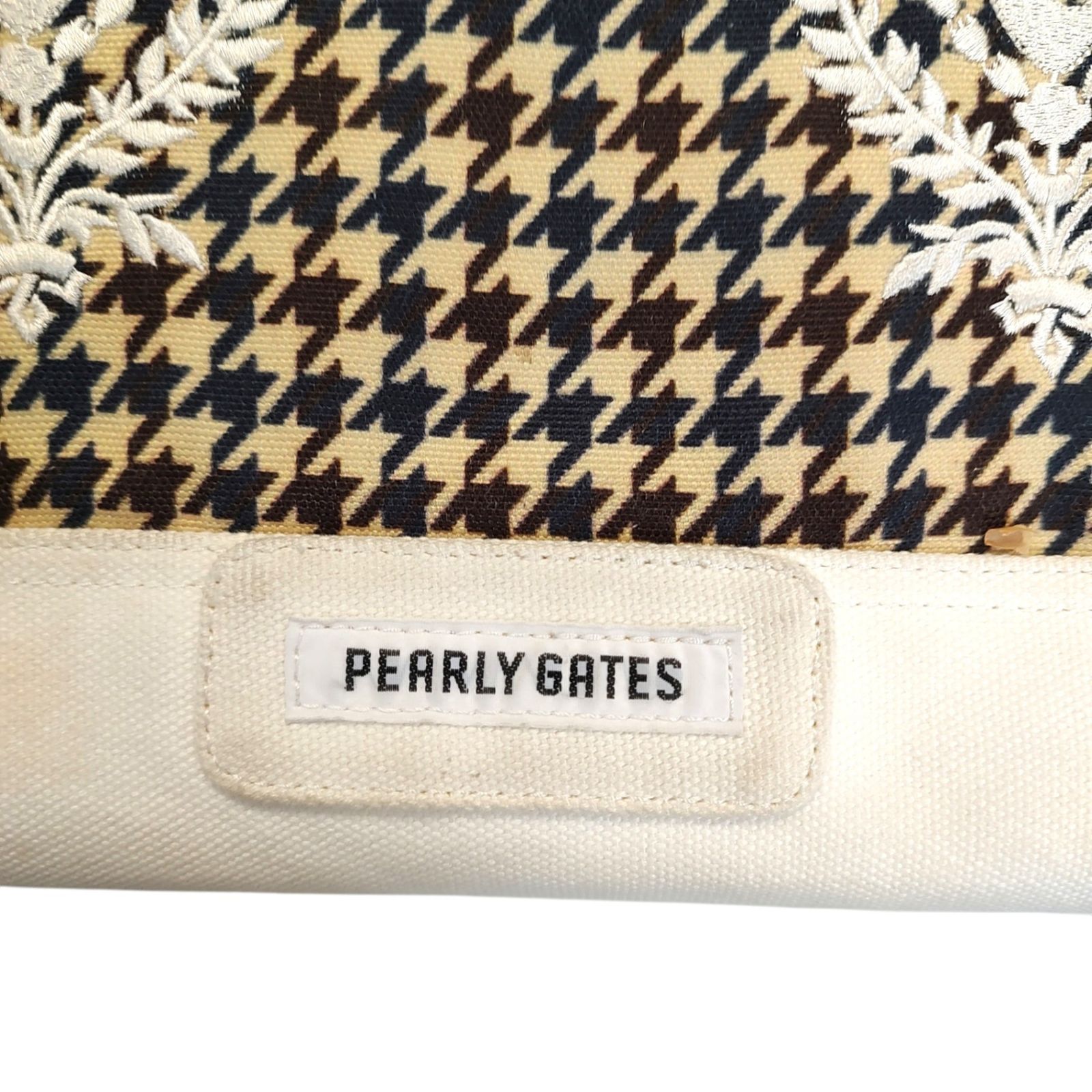PEARLY GATES パーリーゲイツ ゴルフ 千鳥格子柄 トートバッグ F