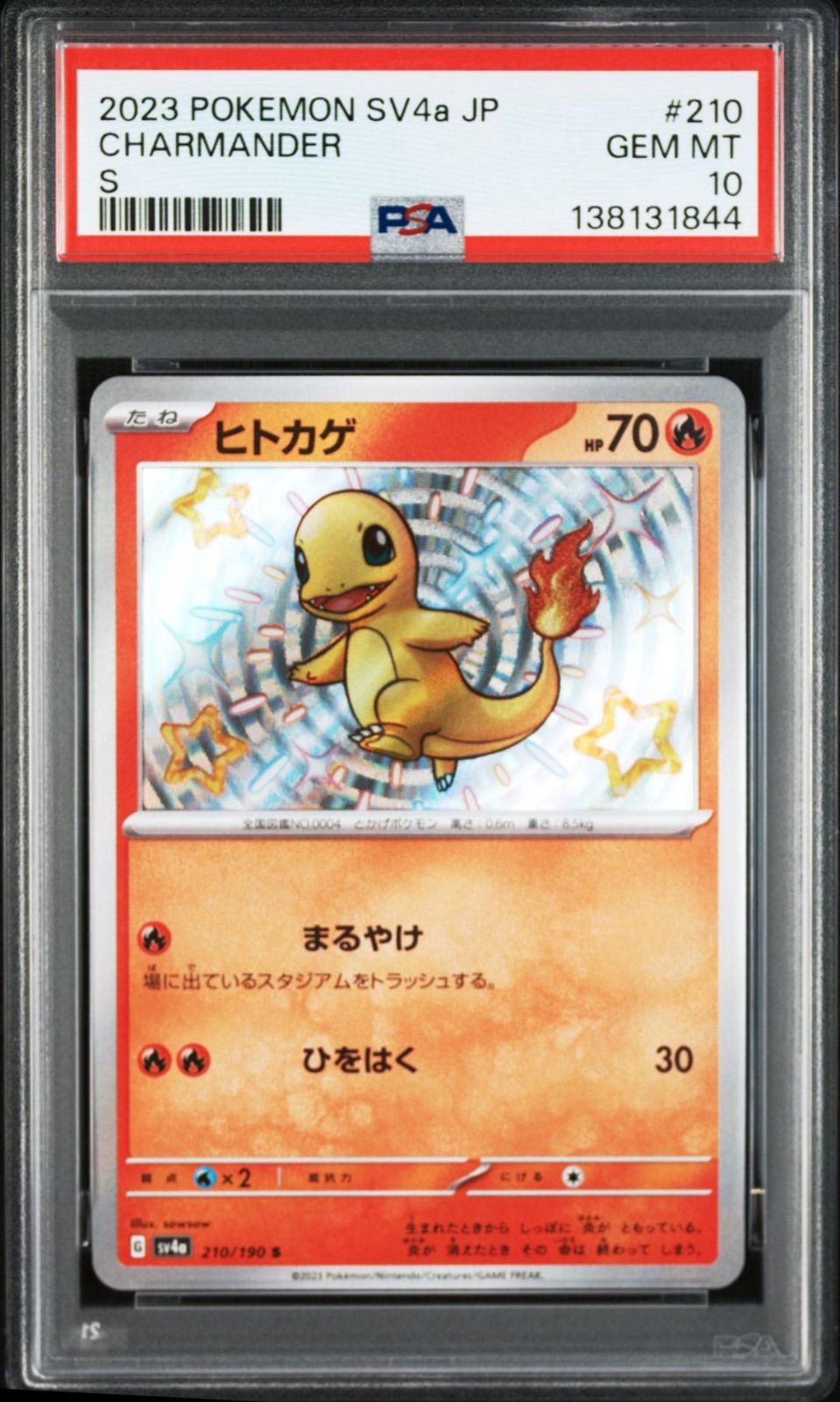 PSA10・ワンオーナー品】シャイニートレジャー ヒトカゲS ポケモン