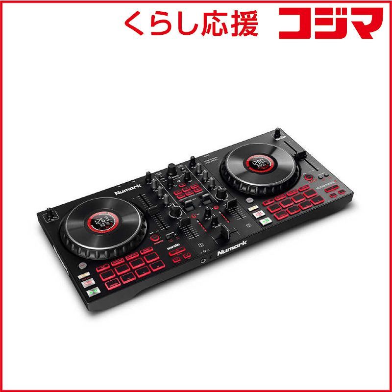 【 新品 未開封 】 NUMARK　ジョグ・ホイール・ディスプレイ、FXパドル搭載4デッキDJコントローラー　Mixtrack Platinum FX 未使用 送料無料