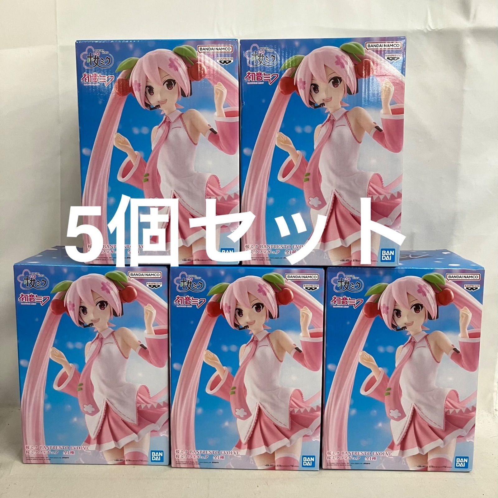初音ミク　フィギュア　5個セット 初音ミク フィギュア 5体セット 【公式通販】