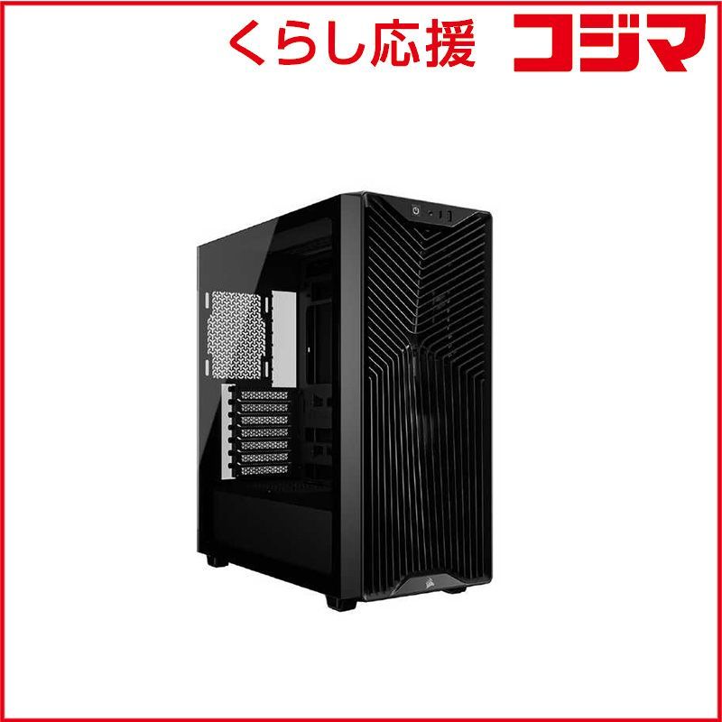 【 新品 未開封 】 コルセア　CORSAIR　3200D RS Mid-TowerBlack　CC-9011334-WW 未使用 送料無料