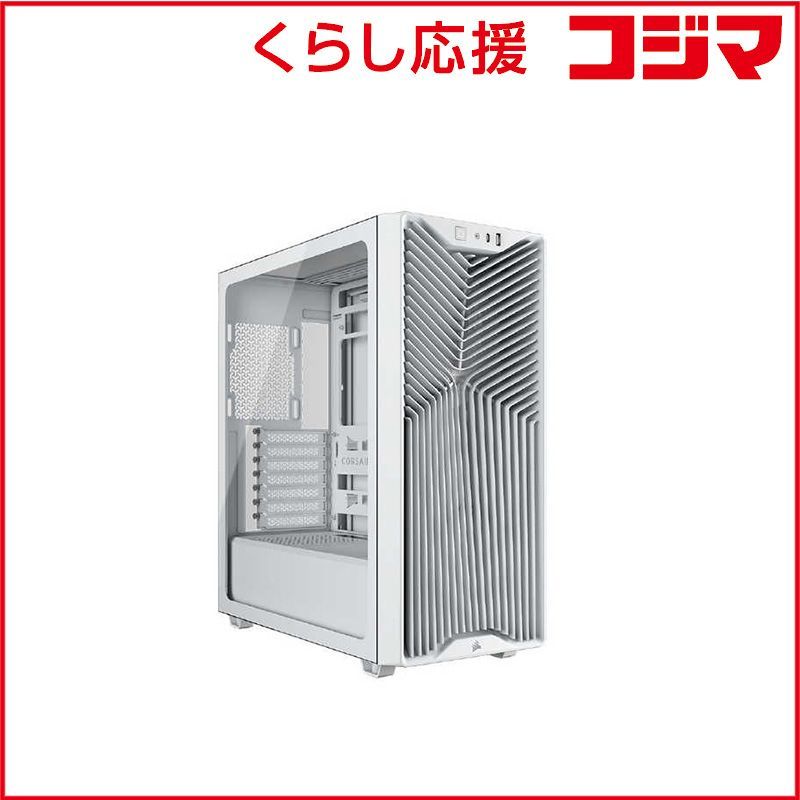 【 新品 未開封 】 コルセア　CORSAIR　3200D RS Mid-TowerWhite　CC-9011335-WW 未使用 送料無料