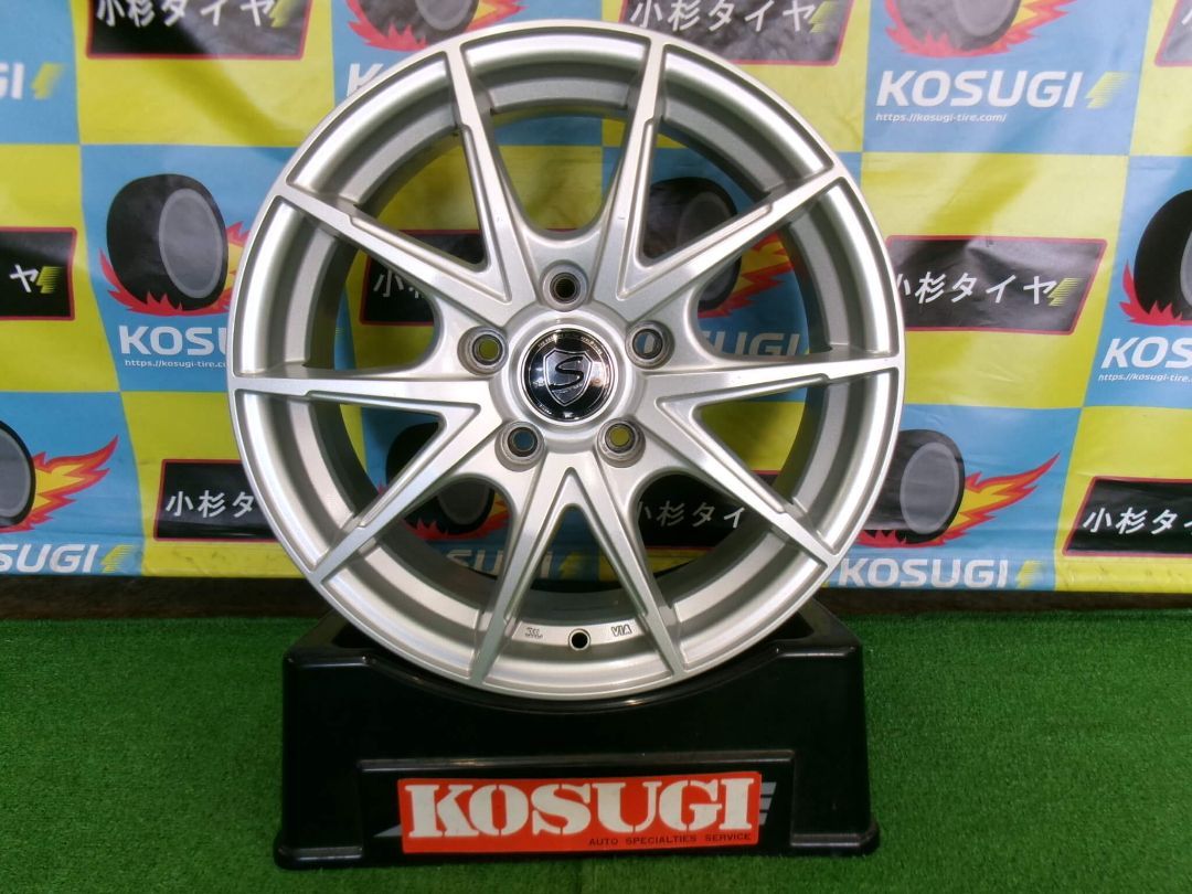 ストレンジャー　6.5J-16　5H114.3　+47　セレナ　ヤリスクロスなど　中古ホイール　4本　【Y209　大和店】