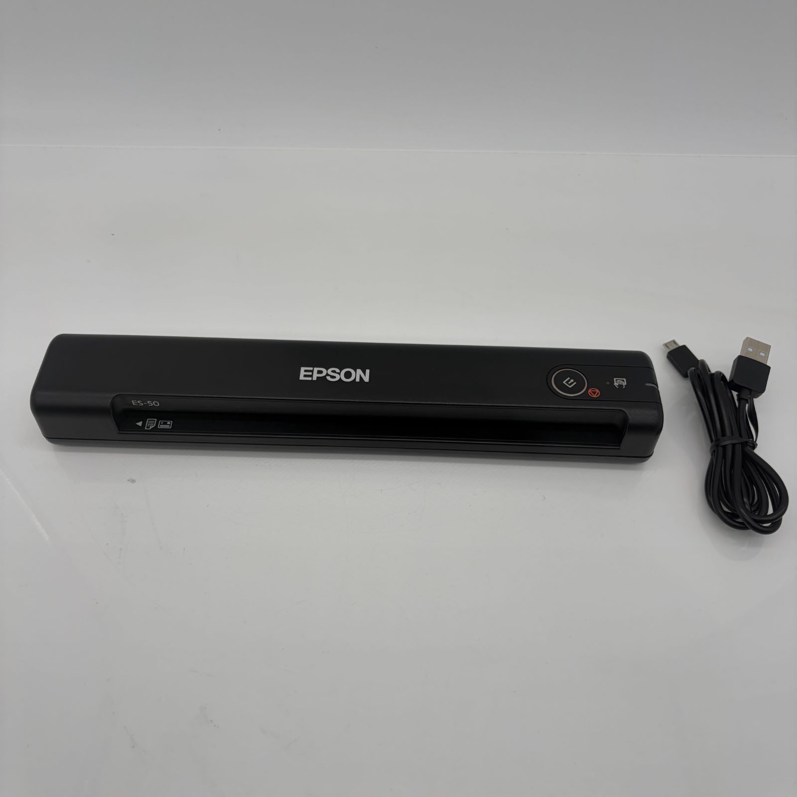 中古美品】EPSON ES-50 ドキュメントスキャナー 黒 - メルカリ