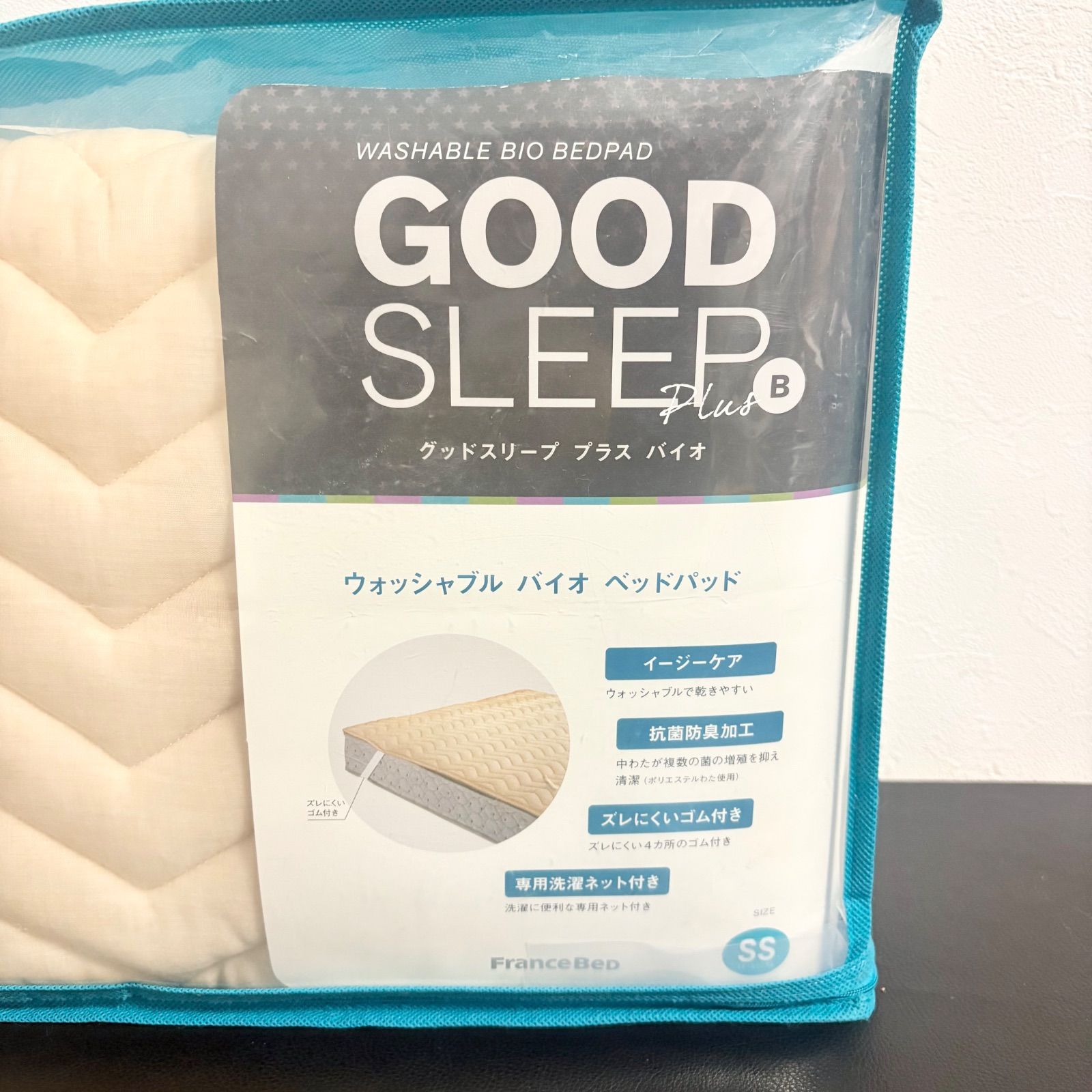 未使用品】フランスベッド GOOD SLEEP Plus バイオ ベッドパッド SS