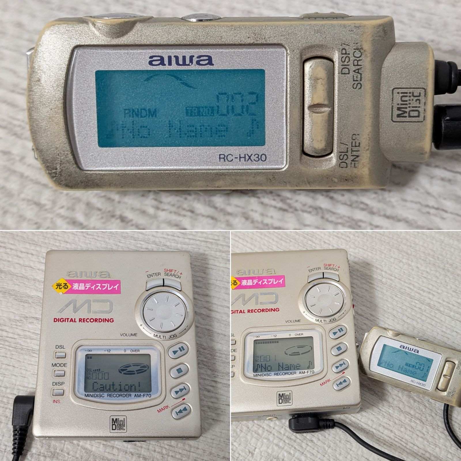 アイワ aiwa AM-HX30 MDプレイヤー aiwa AM-HX30 MDLP対応 MDプレーヤー - メルカリ