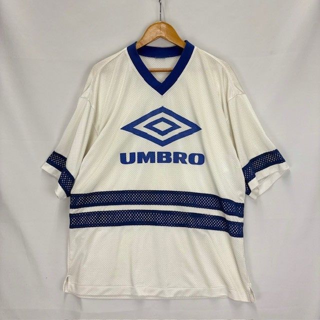 90s UMBRO ホッケー GAME SHIRT メッシュ ロゴプリント 019707 08050221 01