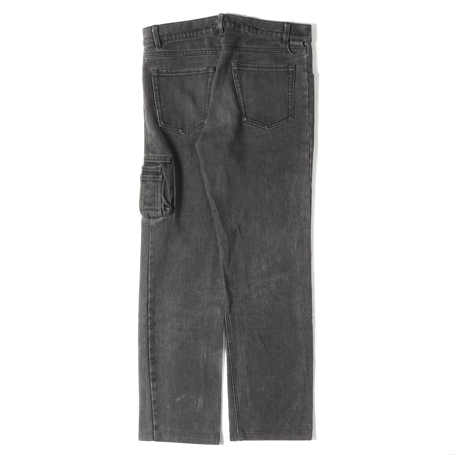 RAF SIMONS ラフシモンズ パンツ ブラックインディゴ サイズ:46 | 04AW 
