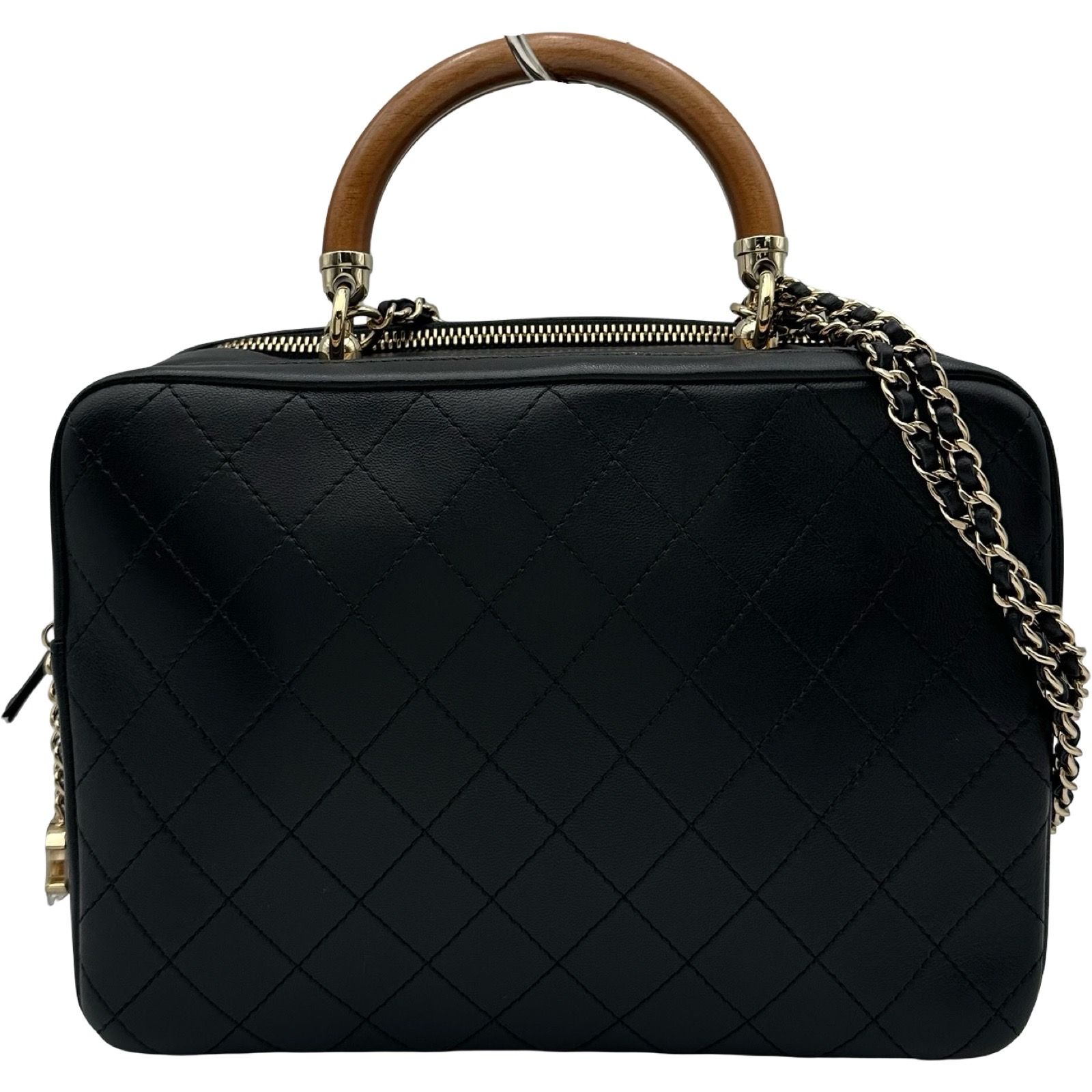 シャネル CHANEL マトラッセトップハンドルチェーンショルダー 26番台