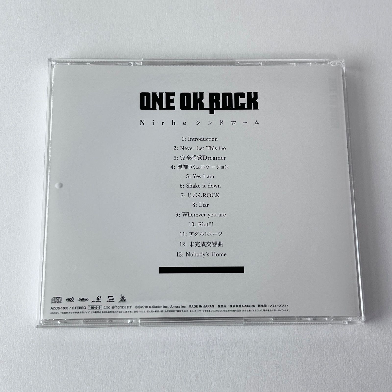 ONE OK ROCK Nicheシンドローム (T26) AZCS1005 [G6] - メルカリ