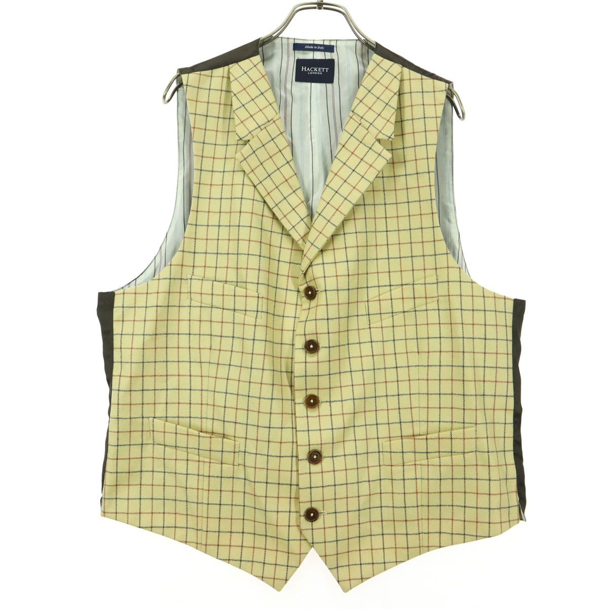 【試着のみ】HACKETT LONDON ベスト ジレ HACKETT LONDON スーツベスト ブラウングレー - メルカリ