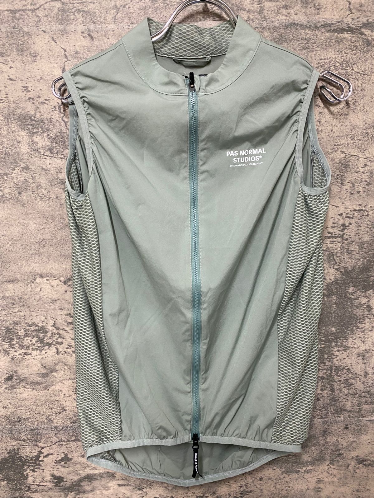 KD156 パスノーマルスタジオ PAS NORMAL STUDIOS Mechanism Stow Away Gilet ジレ サイクルベスト ミント L