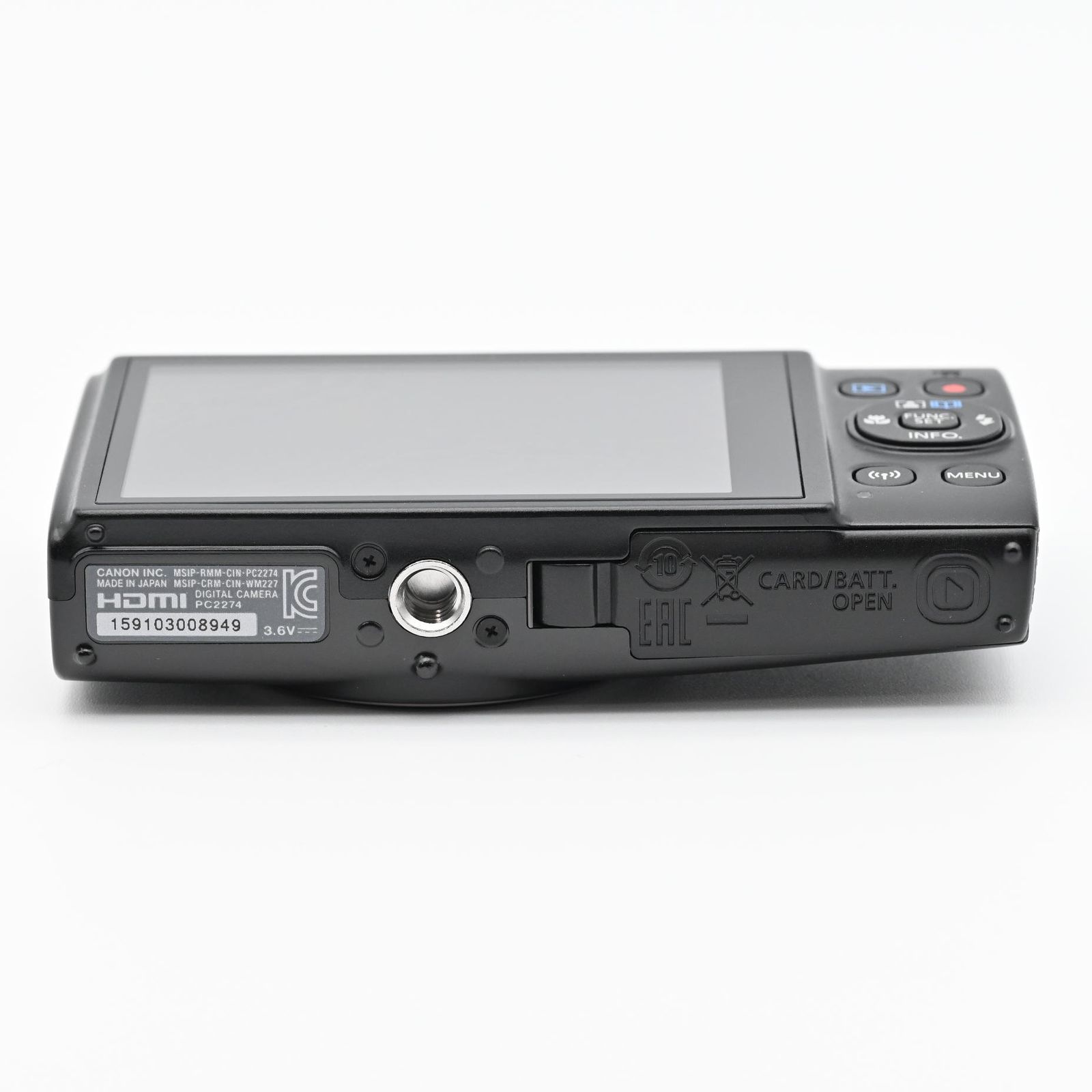Canon IXY 650 m ブラック 極上品 - メルカリ