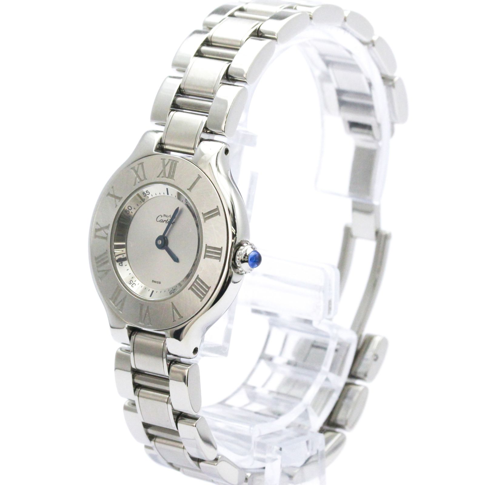Cartier カルティエ マスト21 シルバー文字盤 SS/QZ ステンレス クォーツ 腕時計 W10109T2 Cartier (カルティエ) マスト21 シルバー文字盤 SS/QZ ステンレス