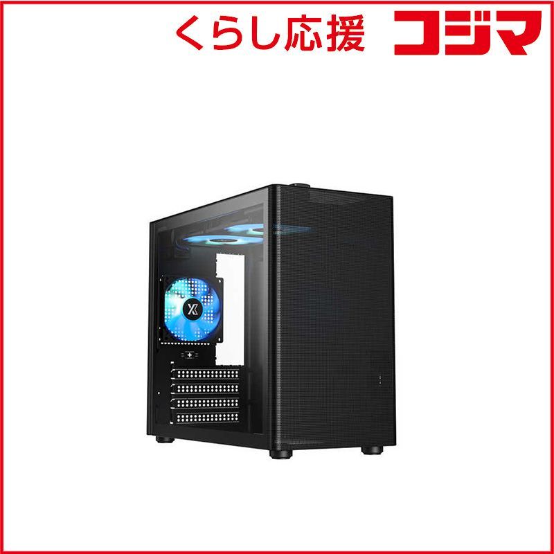 【 新品 未開封 】 XASTRA　PCケース ［Micro-ATX / Mini-ITX］　CR410-ARGB