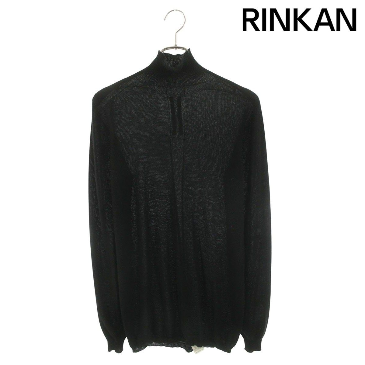 リックオウエンス　黒 ハイネック 長袖ニット リックオウエンス 黒 ハイネック 長袖ニット Rick Owens