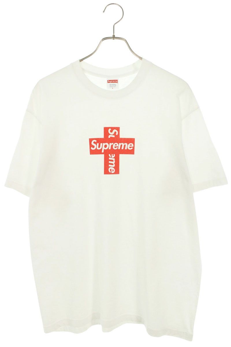 シュプリーム Cross Box Logo Tee クロスボックスロゴプリントTシャツ