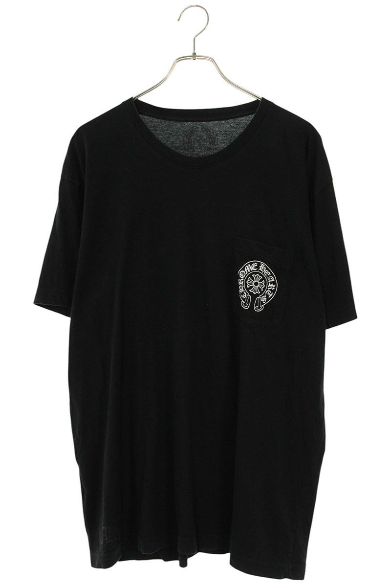 ⭐️美品⭐️ クロムハーツ バックホースシュープリント 七分袖シャツ クロムハーツ CH T-SHRT 1 バックプリントホースシューTシャツ メンズ