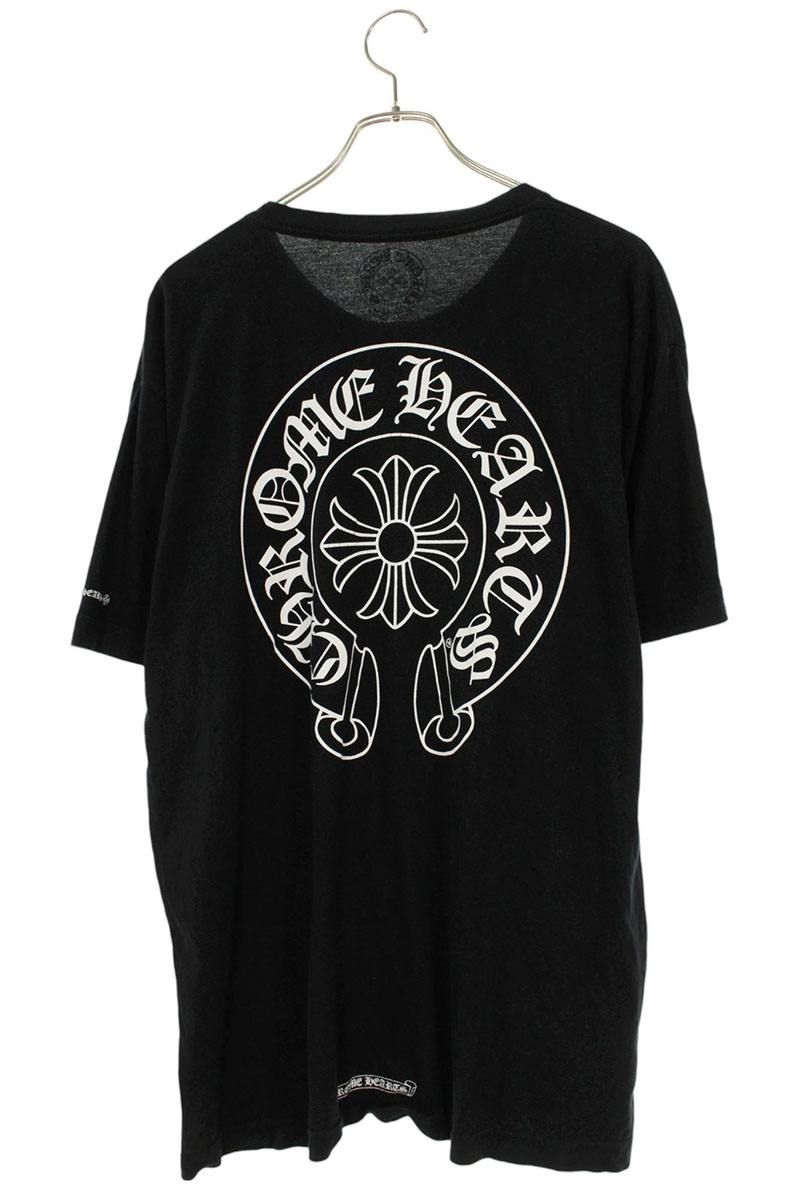 ⭐️美品⭐️ クロムハーツ バックホースシュープリント 七分袖シャツ クロムハーツ CH T-SHRT 1 バックプリントホースシューTシャツ メンズ
