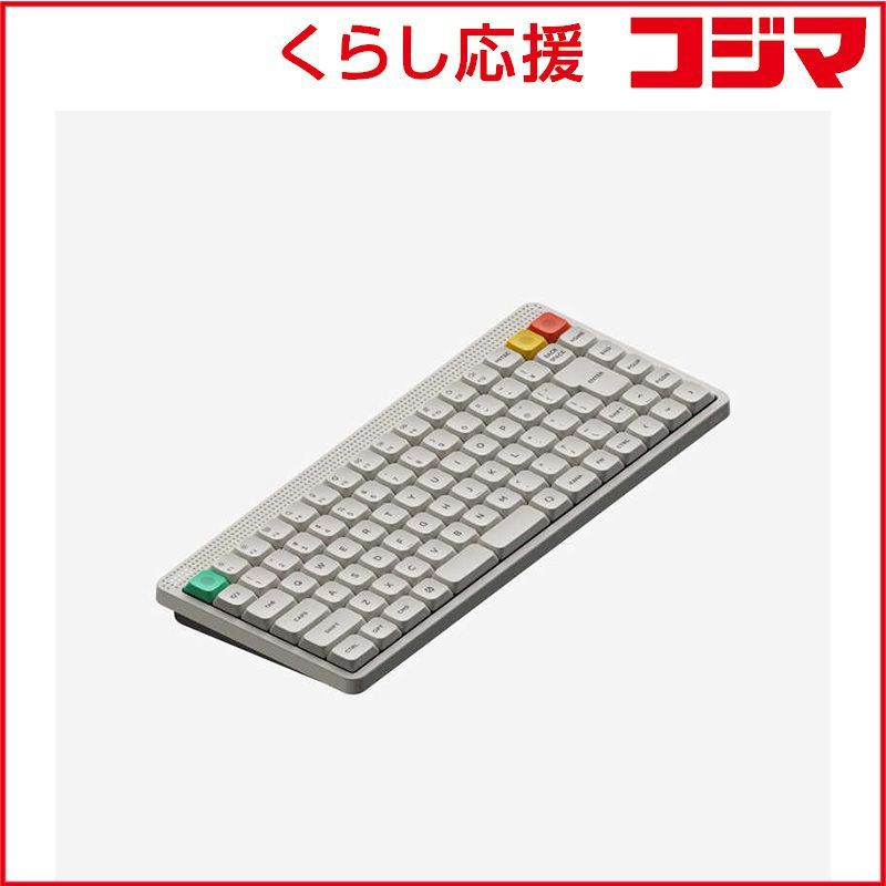 新品 NuPhy Node75 JIS Red nano軸 メカニカルキーボード - メルカリ