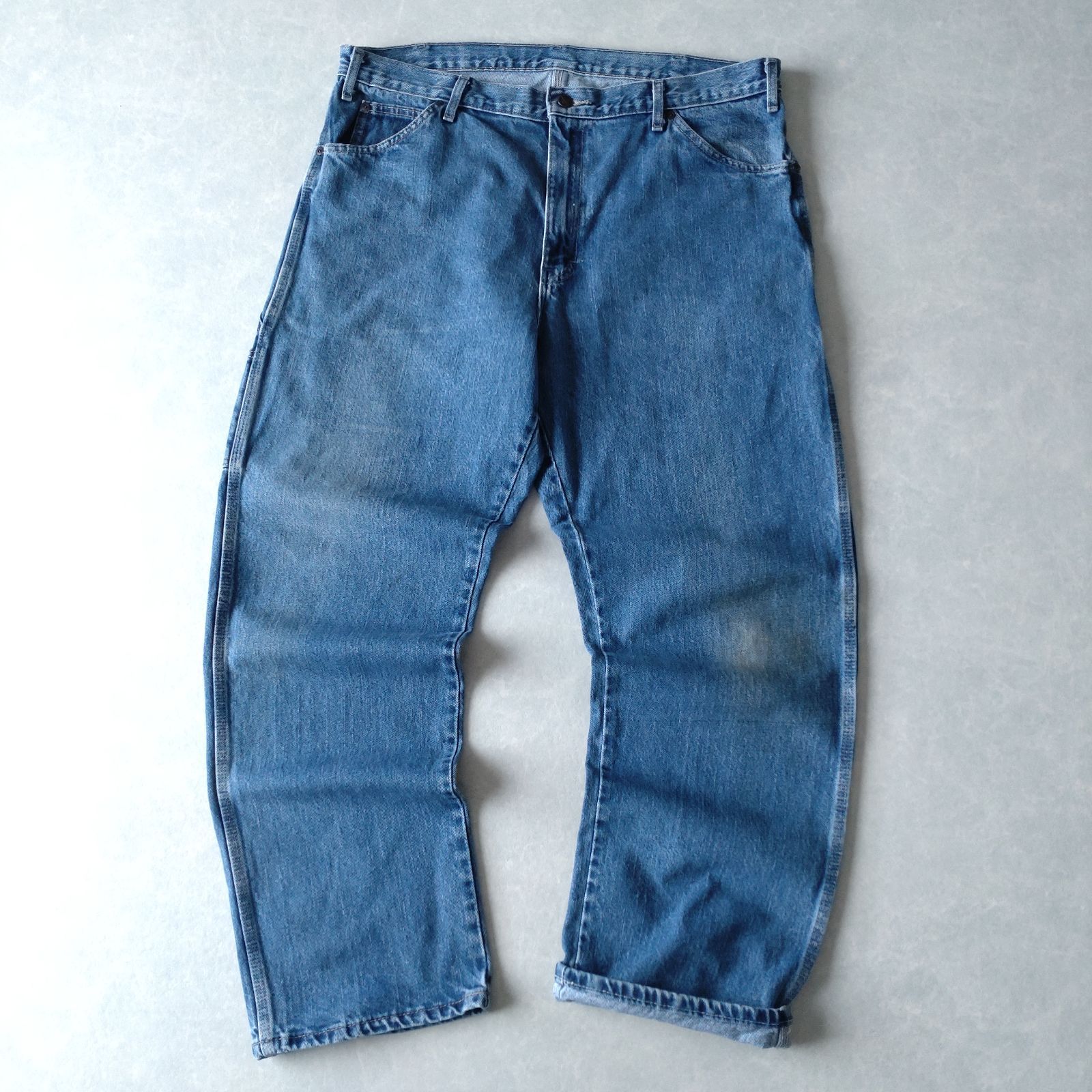 □古着 Dickies ディッキーズ 1993SNB デニムペインターパンツ ワーク