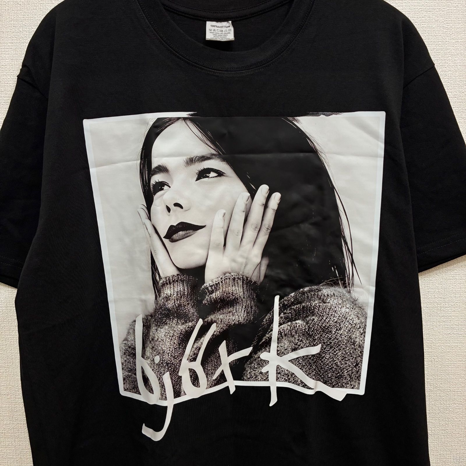 Björk ビョーク ビンテージ バンド Tシャツ 深瀬着用 新品 ビョーク ミュージックTシャツ アーティストTシャツ バンドT