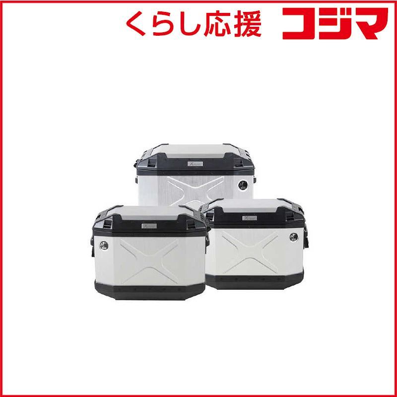 【 新品 未開封 】 ヘプコアンドベッカー　XPLORER 3BOXセット トップケース45＋サイドケース30 シルバー　HBS-XPR-ALL-S 未使用 送料無料