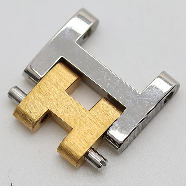 エルメス クリッパー 272641 純正コマ 1コマ コンビカラー 13mm