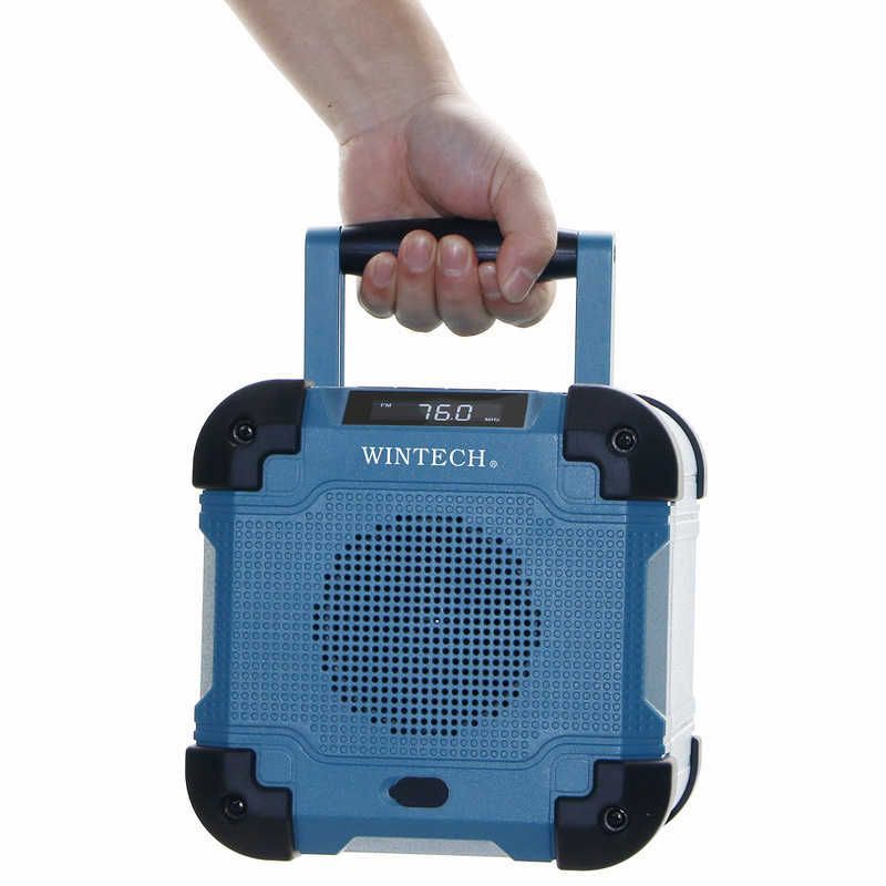 新品 未開封 】 WINTECH 防滴防塵現場ラジオ ［ワイドFM対応 / 防水