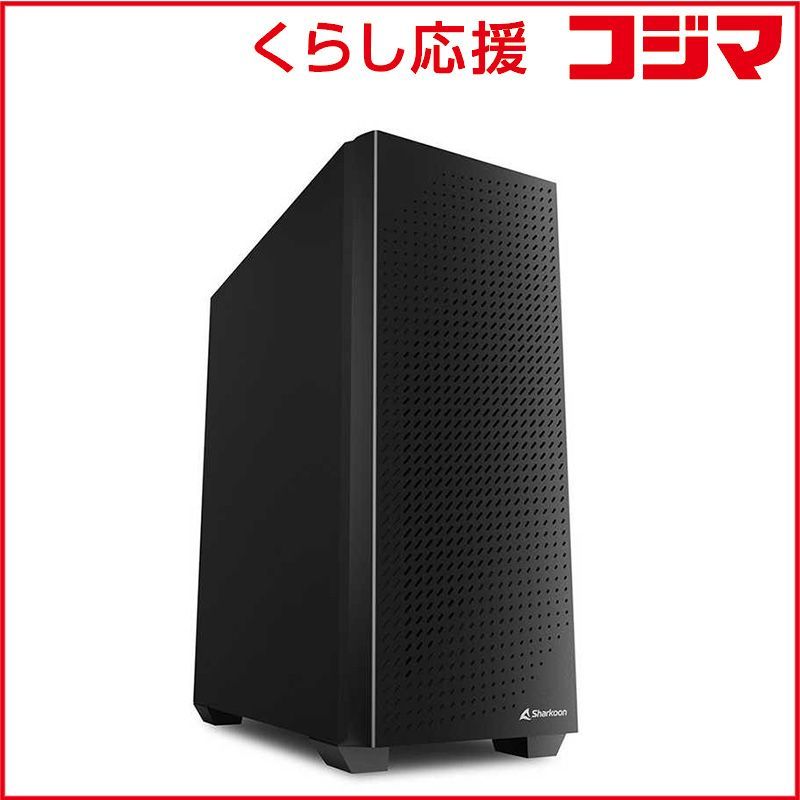 【 新品 未開封 】 SHARKOON　PCケース［ATX /Micro ATX /Mini-ITX］ブラック　SHA-VS9BK 未使用 送料無料