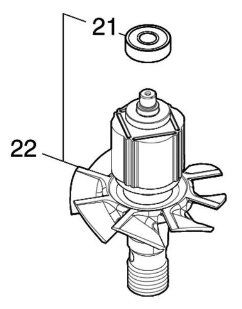 マキタ makita 40Vmax 充電式ルータ RP001GZ用 ロータアッセンブリ 519852-3 部品 修理 補給 パーツ 木材 建築 大工 ルーター リフォーム