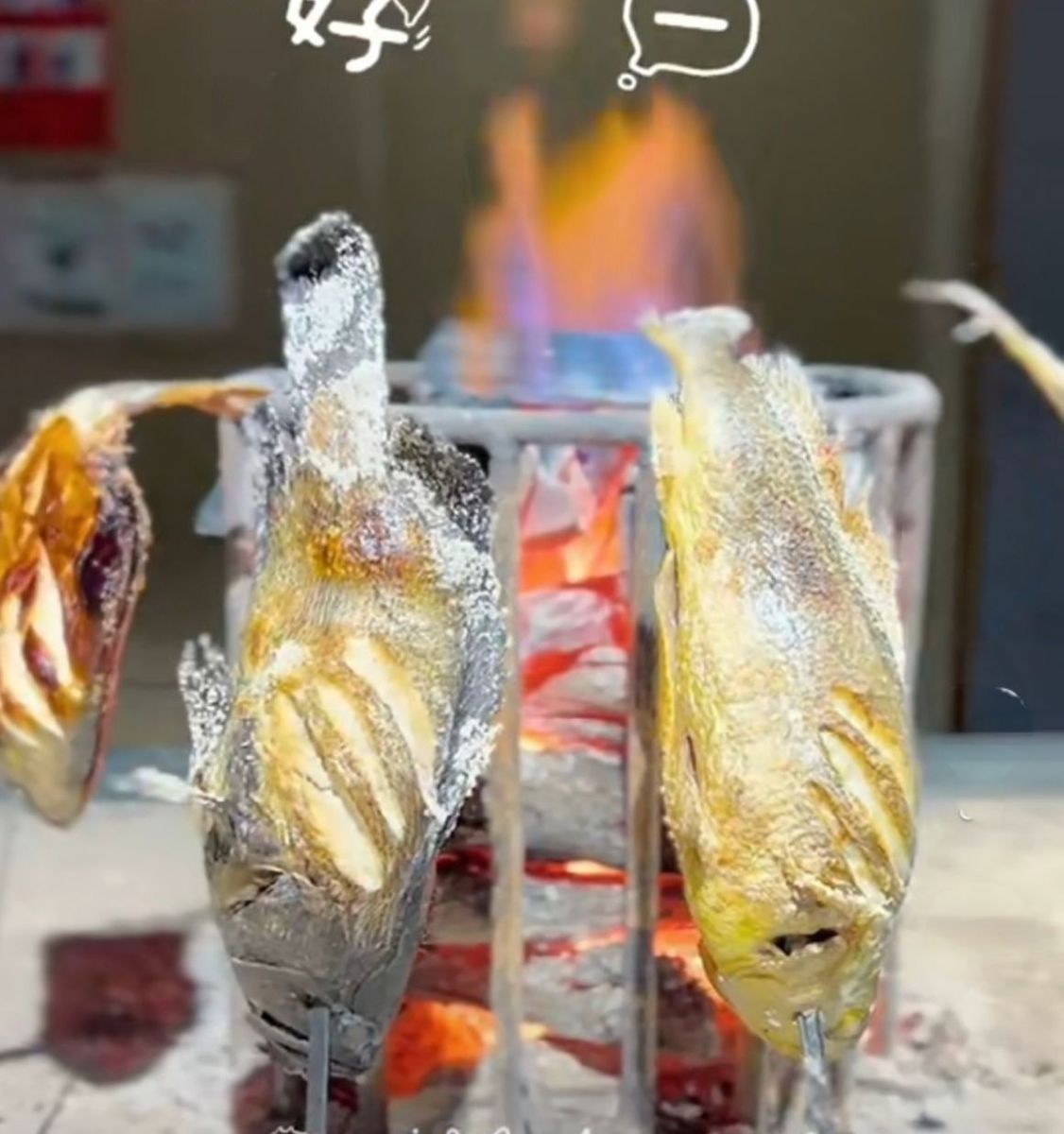 原始焼きスタンド 炉端焼き 五徳 魚焼き キャンプ BBQ 焚き火