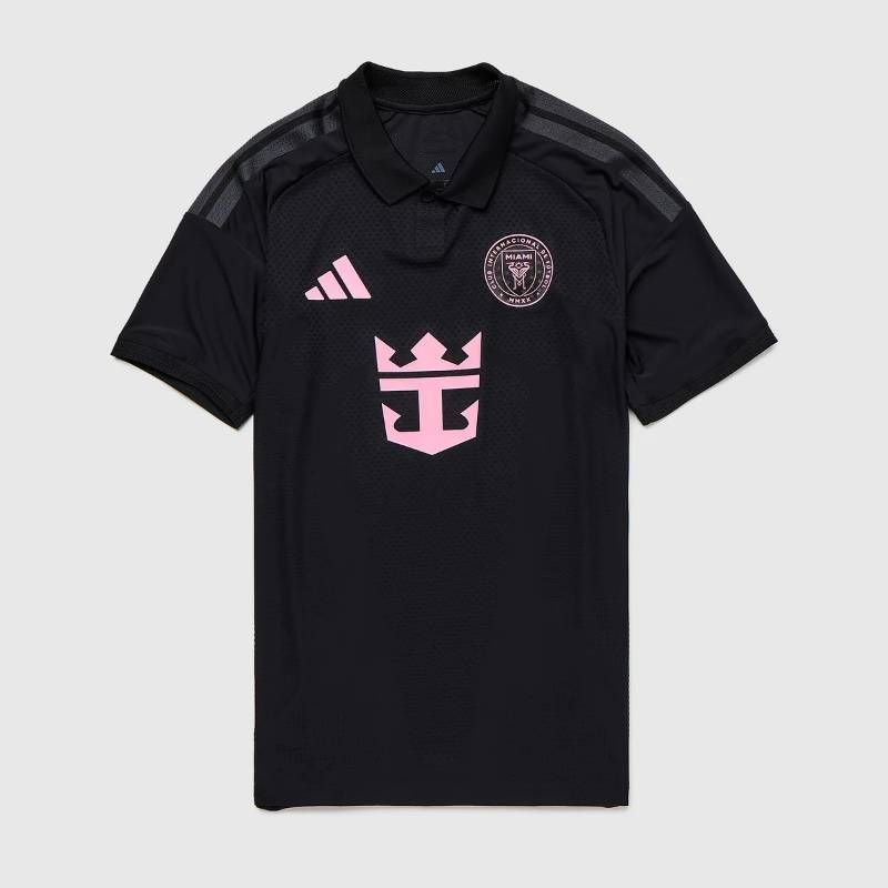 【送料無料・匿名配送】adidas アディダス インテル・マイアミ 2026 公式 Authentic オーセンティック アウェイシャツ メッシ 10番 黒ピンク 新品 正規品