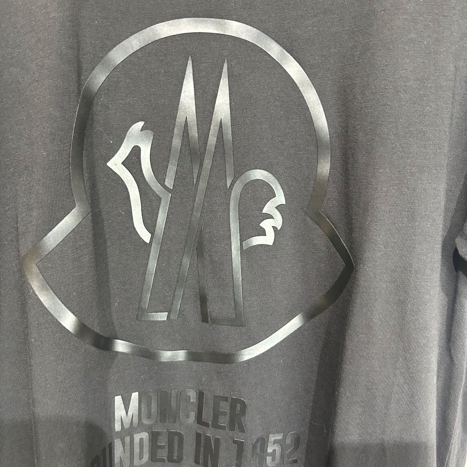 MONCLER モンクレールラバーワッペン半袖Tシャツ黒S - メルカリ