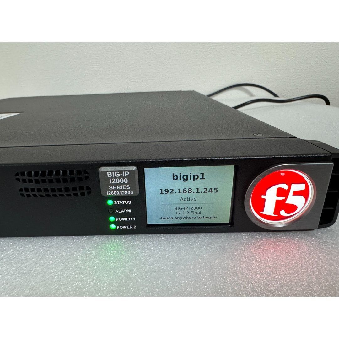 ライセンス無）F5 BIG-IP i2800 17.1.2 初期化済み 電源コード付 中古品