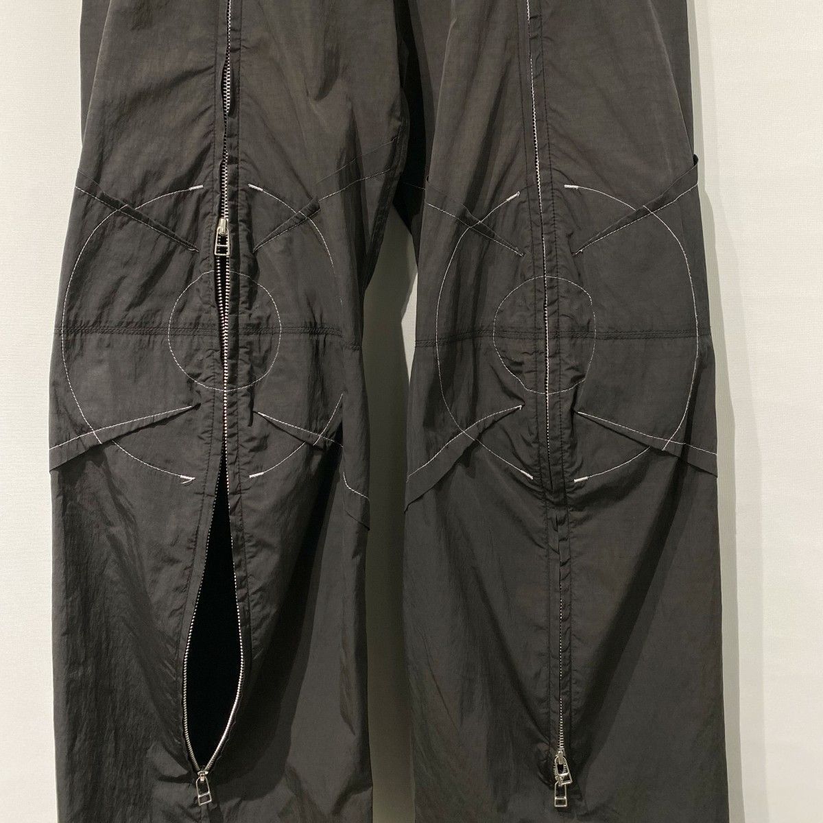 YOHEI OHNO 23SS Padded Cargo Trousers膝中綿パッドZIPカーゴパンツ