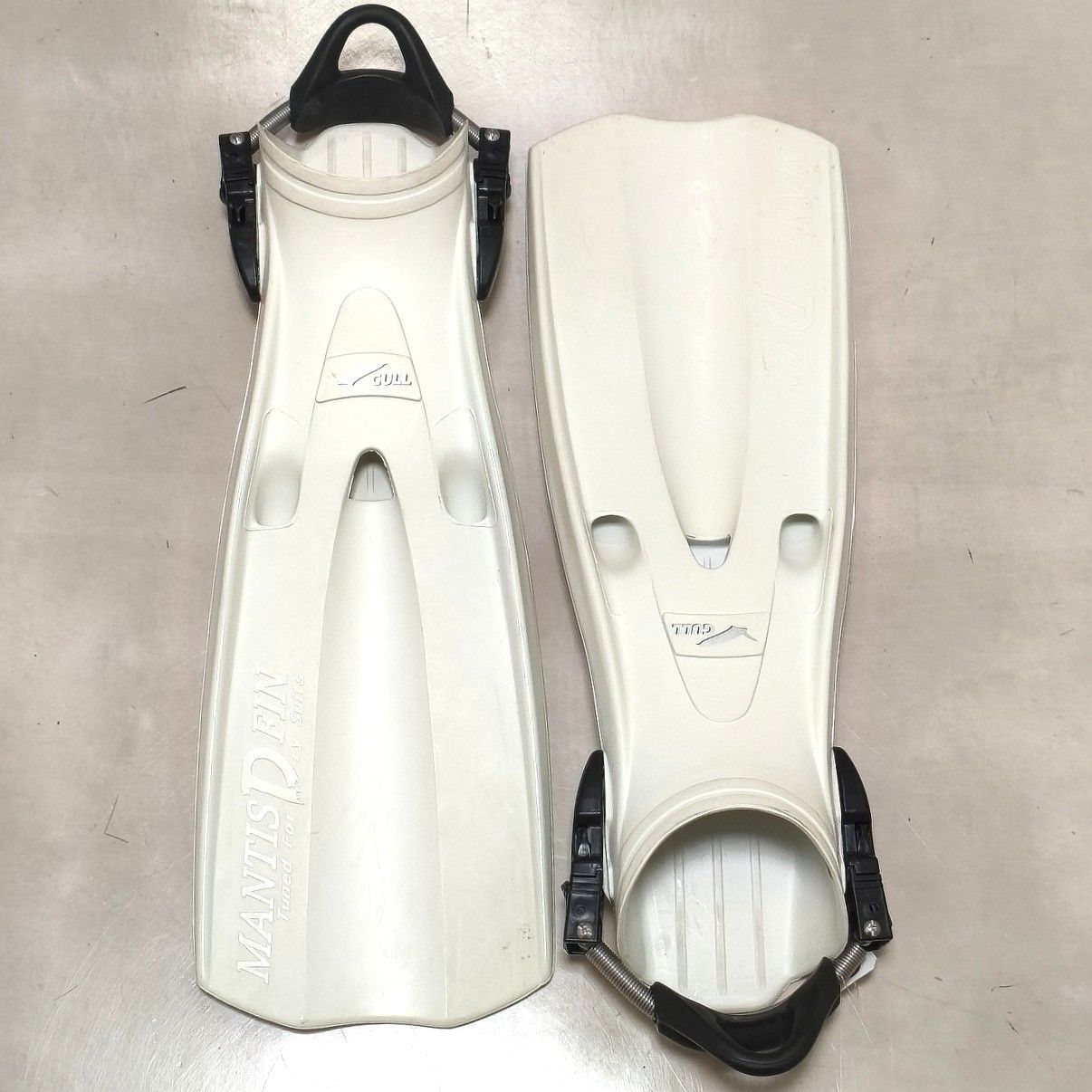 GULL ガル マンティス ドライフィン MANTIS Dry Fin ホワイト Sサイズ［Fin-260202MT2］