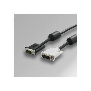 (まとめ) バッファロー ディスプレイケーブル (DVI-I29pin)オス-(ミニD-Sub15pin)オス 3.0m BSDCDA30 1本 〔×2セット〕
