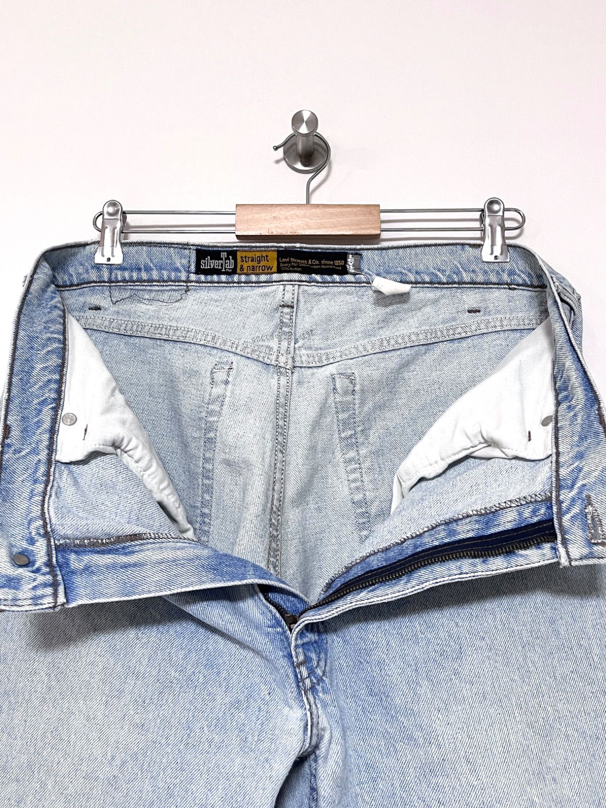 Levi's】90-00s シルバータブ Straight & Narrow デニムパンツ 実寸