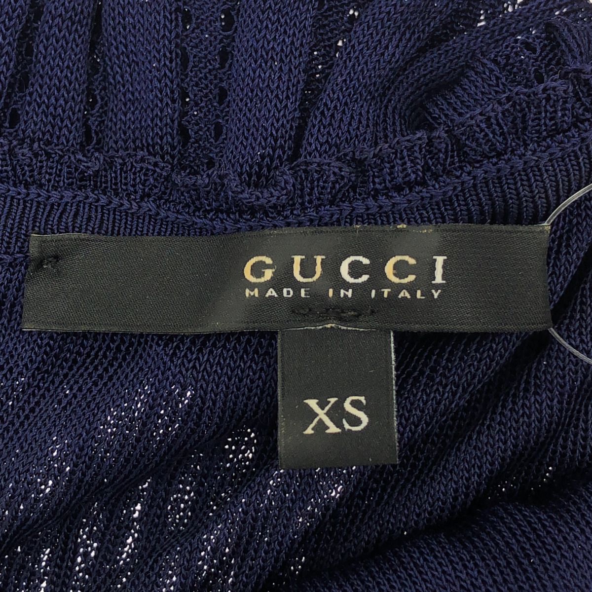 GUCCI グッチ ワンピース 172405 X6017 ネイビー XS - メルカリ