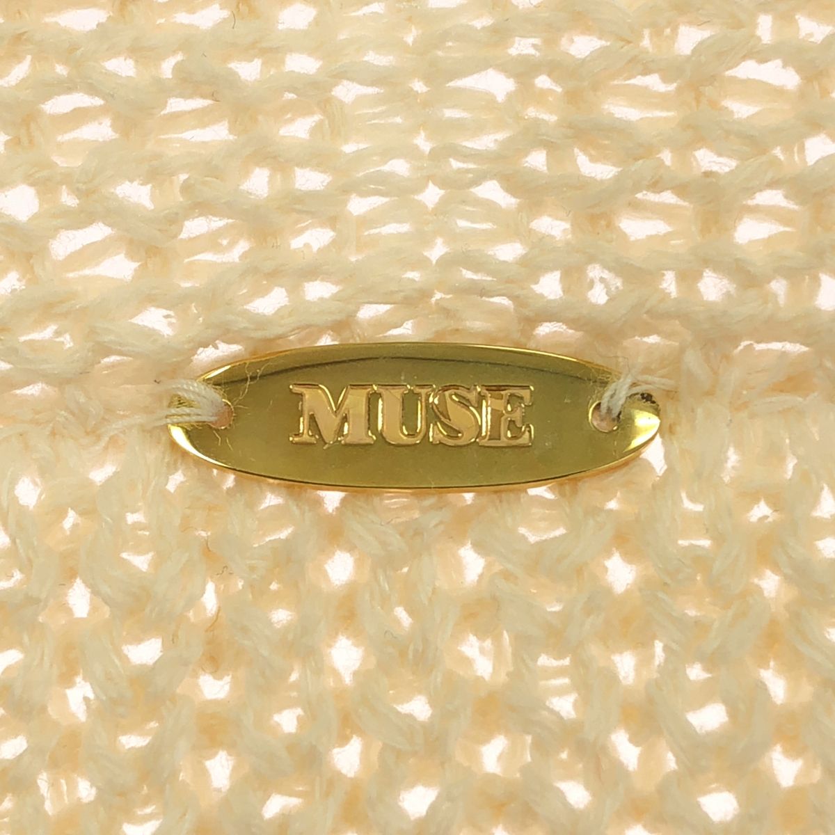 MUSE de Deuxieme Classe シルクコットンニットカーディガン DEUXIEME CLASSE - MUSE de Deuxieme Classe シルクコットンニット