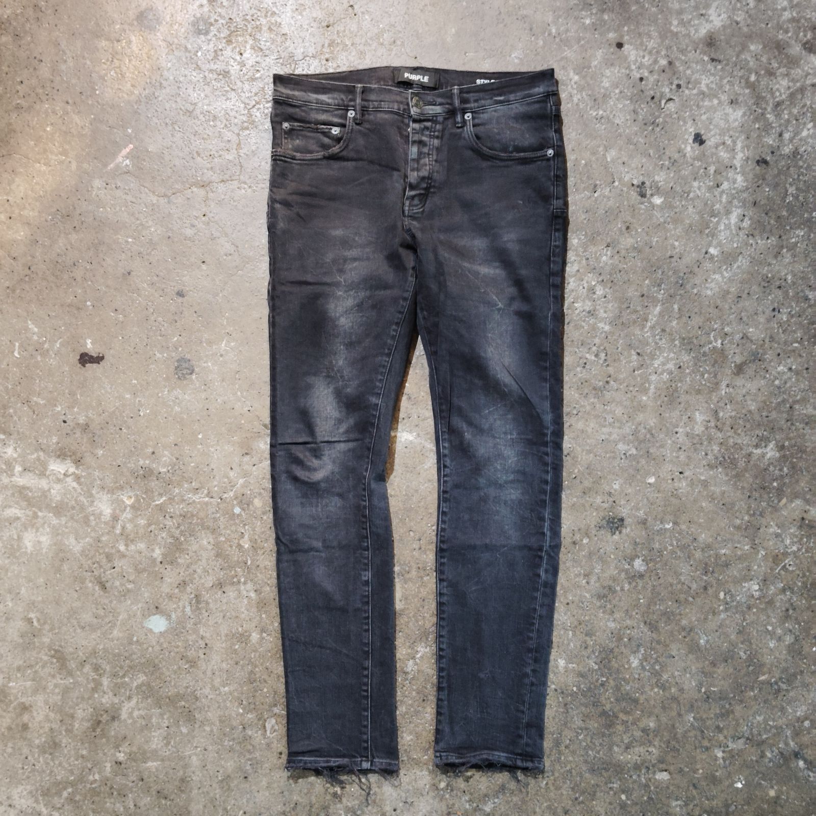 PURPLE BRAND P001 Low Rise Skinny Jeans Black W33 パープルブランド PURPLE BRAND P001 Low Rise Skinny Jeans Black W33 パープルブランド